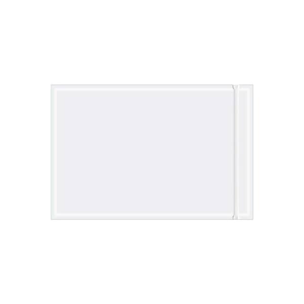 The Packaging Wholesalers Resealable Document Envelopes, 9"L x 6"W, Clear, 1000/Pack ENVLNP69 - main